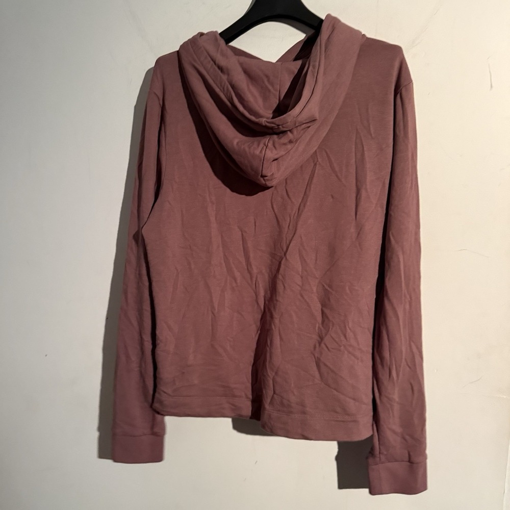 Free Fly Bamboo Lightweight Fleece Cropped Hoodie Women's Large Soft Basic - Picture 4 of 4